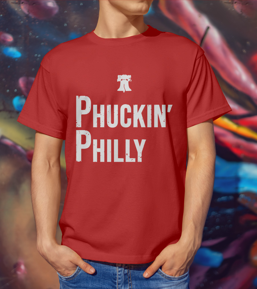 Phuckin Philly Liberty Bell Red T-Shirt