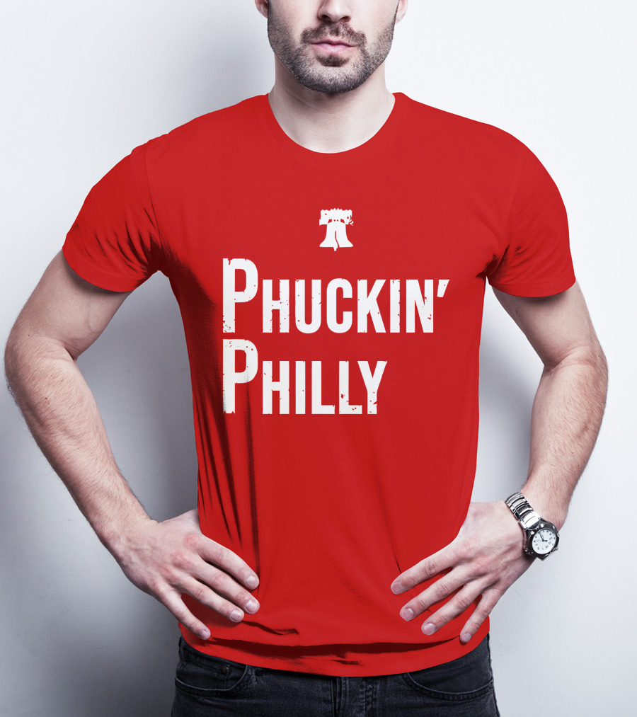 Phuckin Philly Liberty Bell Red T-Shirt