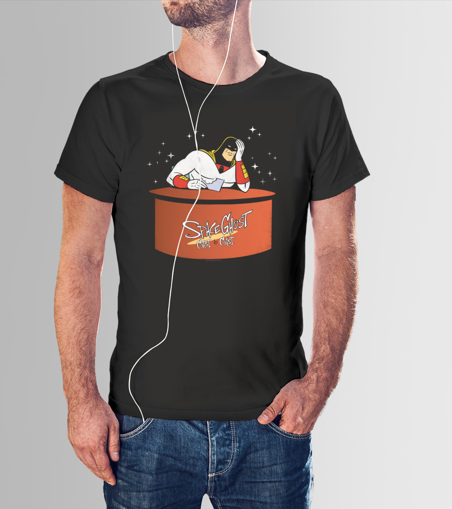 Space Ghost Coast To Coast Spacer Stars Desk T-Shirt