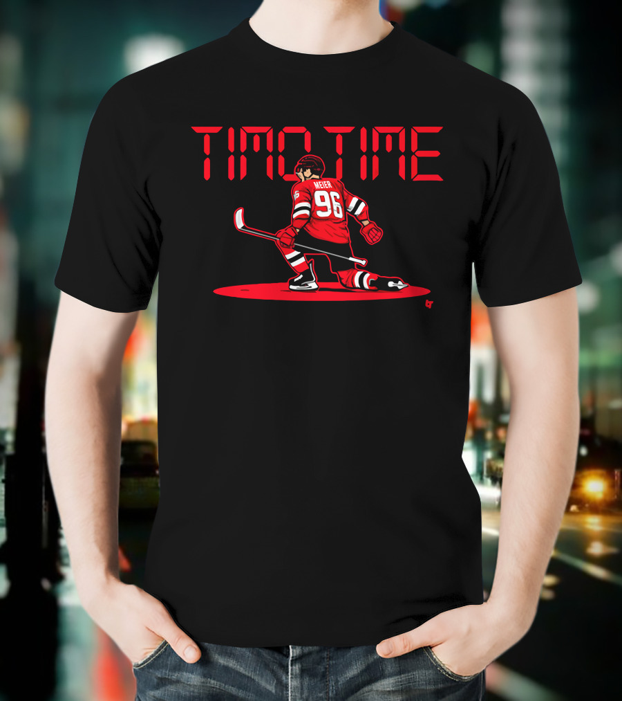 New Jersey Timo Meier 96 Timo Time T-Shirt
