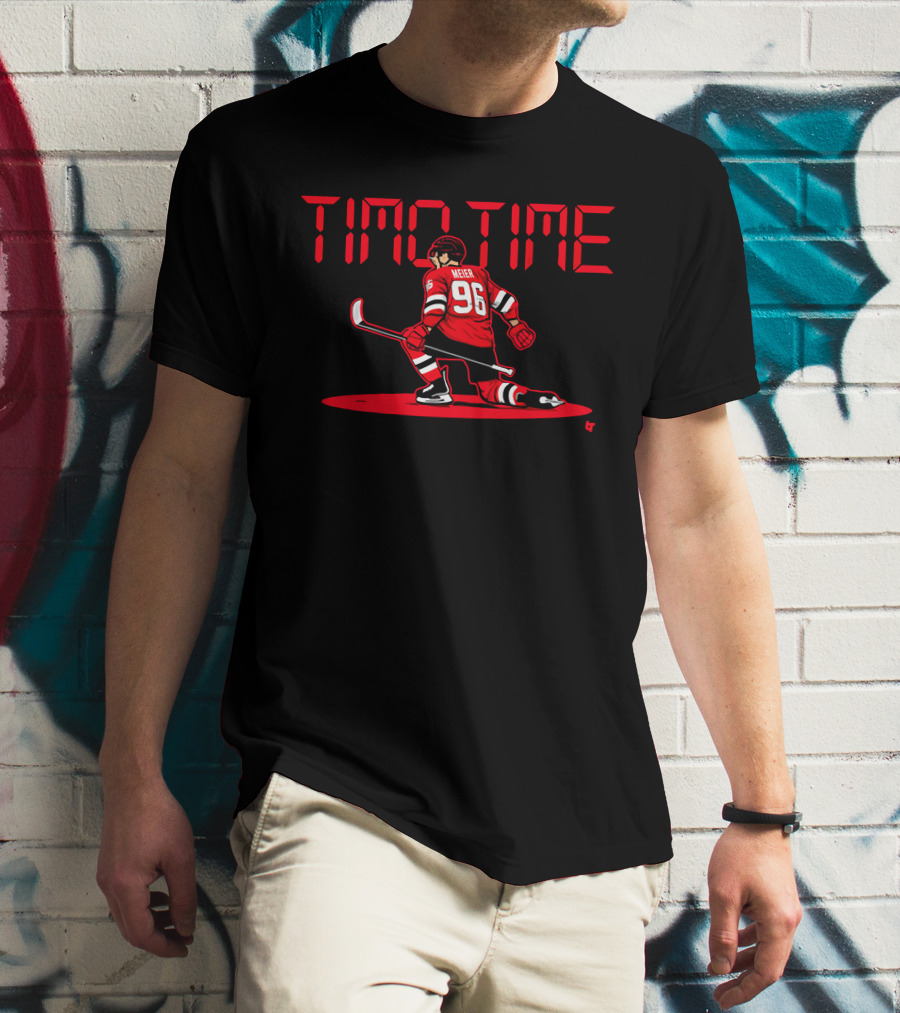 New Jersey Timo Meier 96 Timo Time T-Shirt