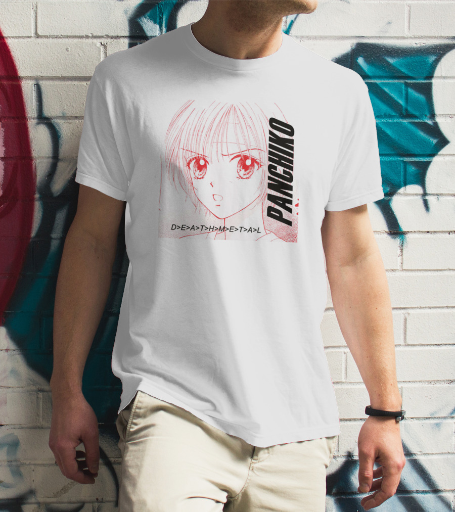 PANCHIKO D>E>A>T>H>M>E>T>A>L Anime T-Shirt