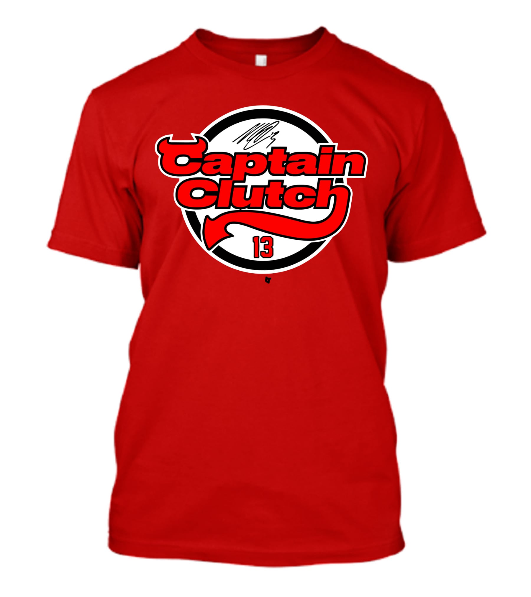Nico Hischier Captain Clutch 13 New Jersey Hockey Signature T-Shirt