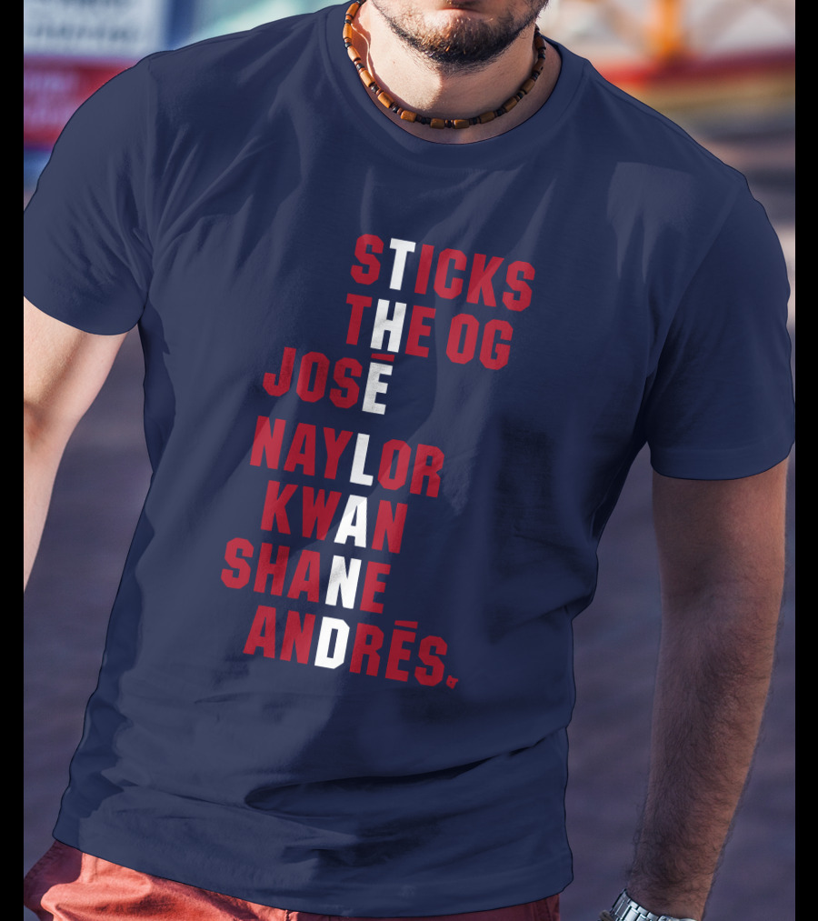 Sticks The Og Jose Naylor Kwan Shane Andrés The Land Names T-Shirt