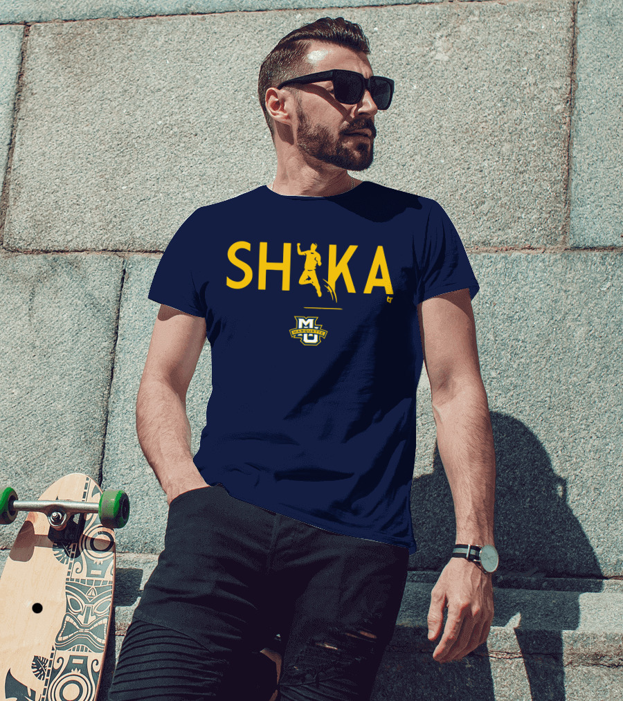 Marquette Basketball Shaka MU T-Shirt