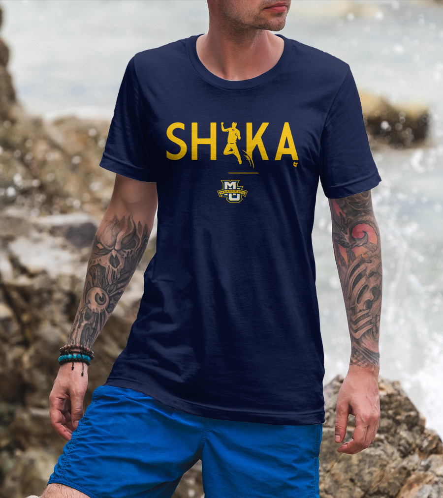 Marquette Basketball Shaka MU T-Shirt
