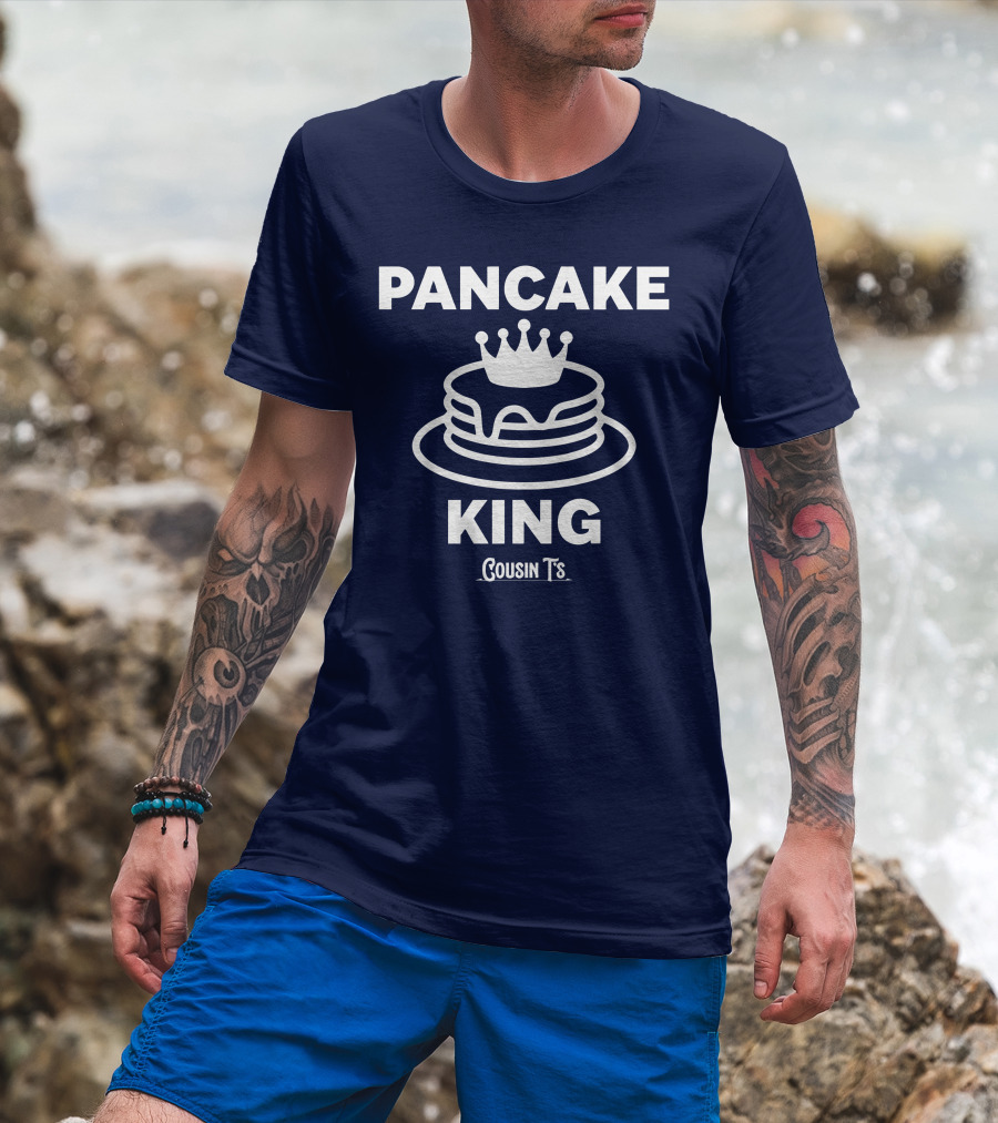 PANCAKE KING COUSIN T'S STACKED CROWN ICON T-Shirt
