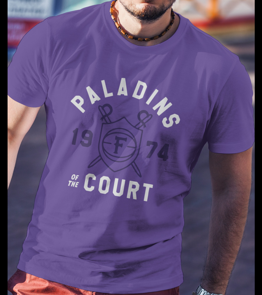Paladins Of The Court 1974 F Shield Emblem T-Shirt