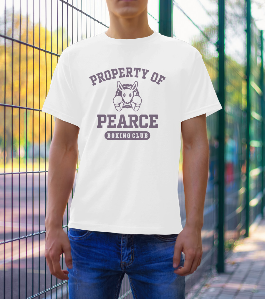 Property Of Pearce Boxing Club Kangaroo Gloves T-Shirt