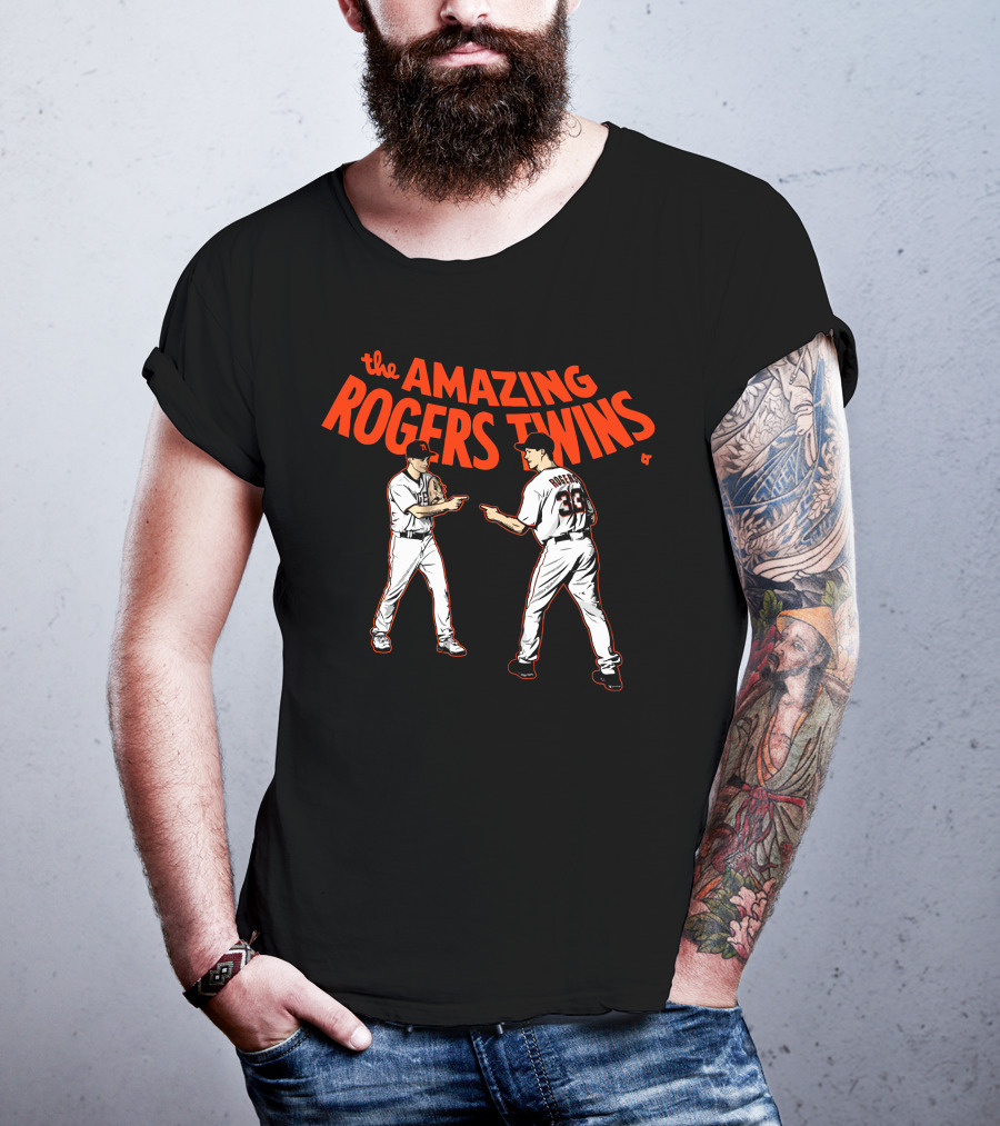 The Amazing Rogers Twins San Francisco Baseball Players T-Shirt