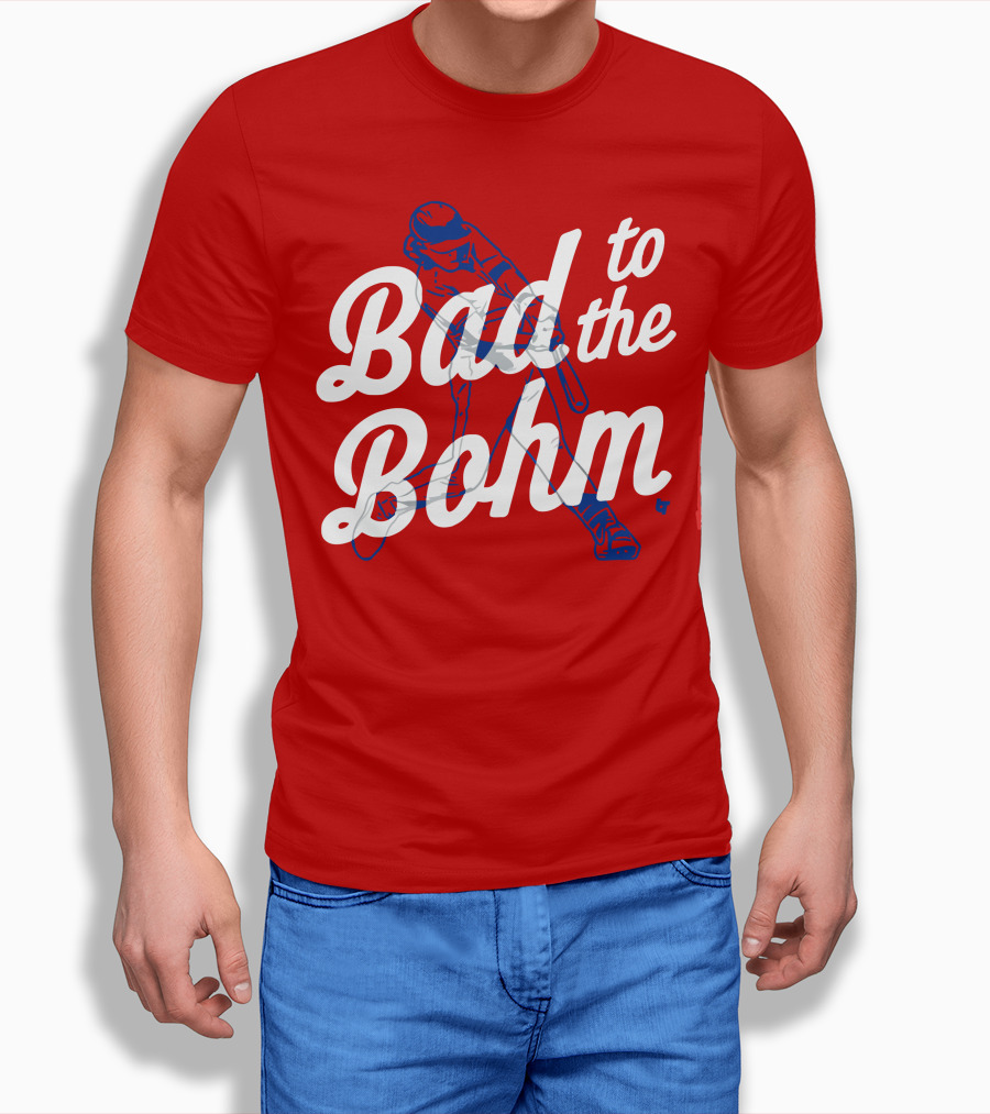 Alec Bohm Bad To The Bohm Baseball Player T-Shirt