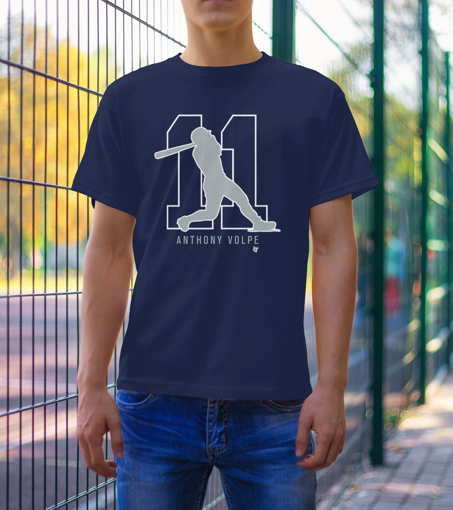 Anthony Volpe 11 New York Baseball T-Shirt