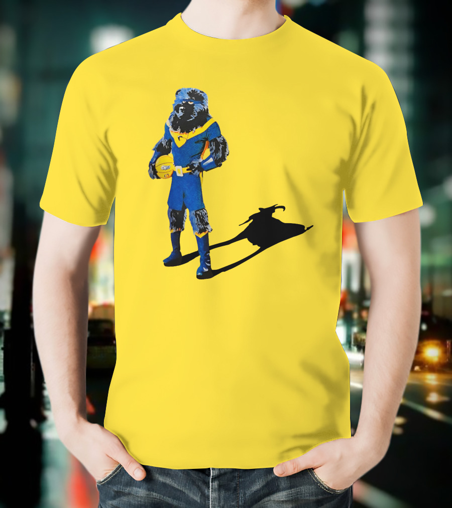 Memphis Grizzlies Basketball GOAT With Superhero Bear And Goat Shadow T-Shirt