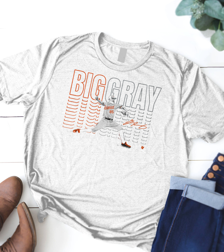 BIG GRAY Grayson Rodriguez Pitching Number 85 Dynamic T-Shirt