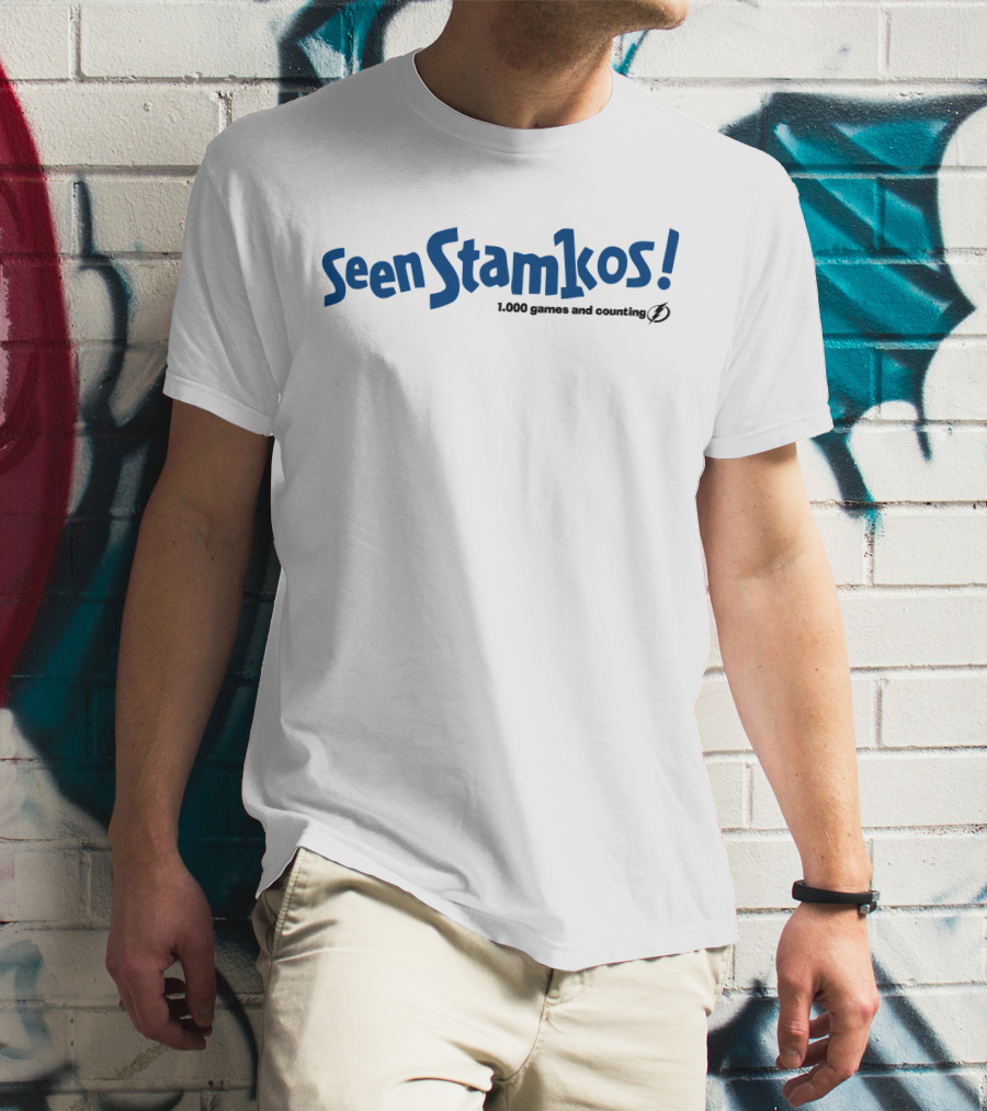 Seen Stamkos 1000 Games And Counting Tampa Bay Lightning T-Shirt