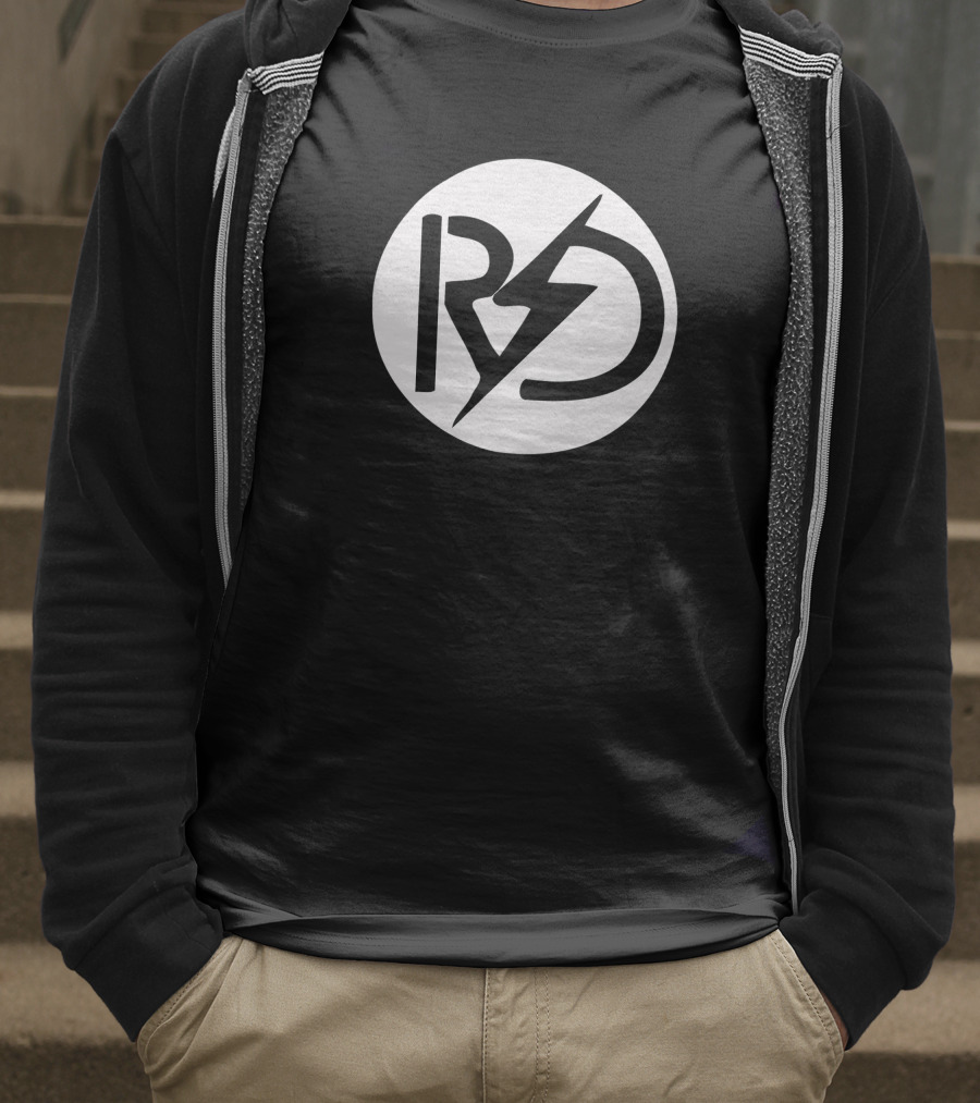 Rhys RD Logo With Circular Emblem T-Shirt