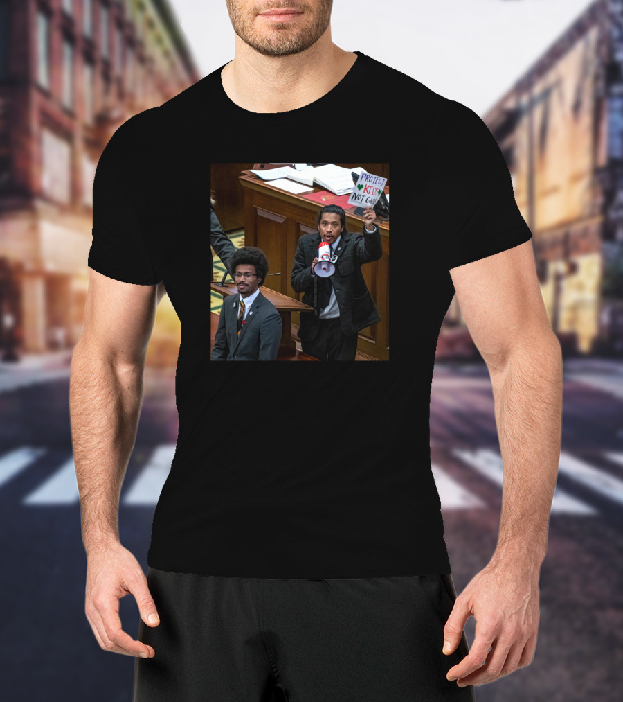 Protect Kids Not Guns Justin Jones Pearson T-Shirt