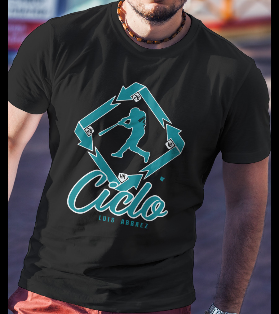 Ciclo Luis Arraez Baseball Diamond Pathway T-Shirt