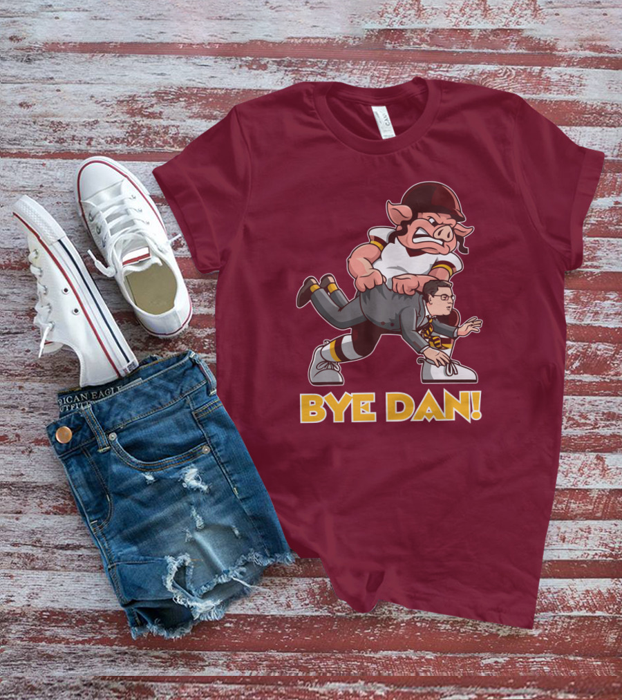 BYE DAN Football Pig Player Carrying A Man T-Shirt