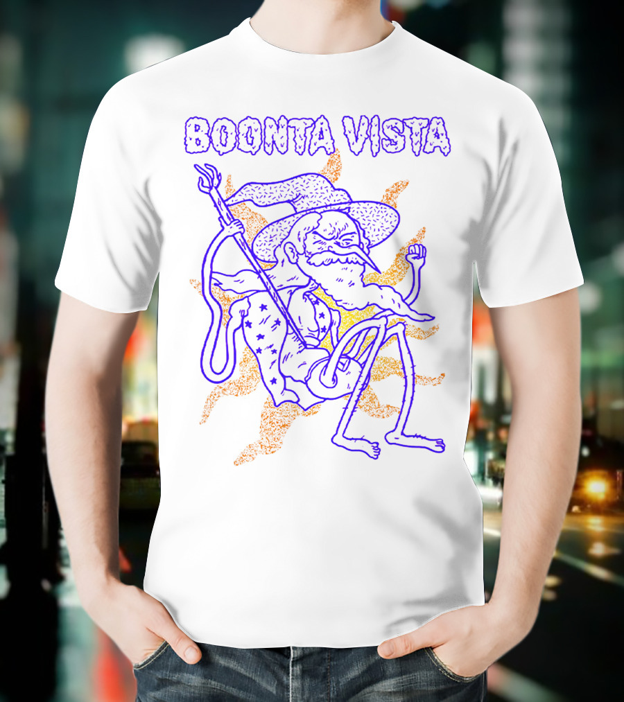 Boonta Vista Wizard With Staff And Hat T-Shirt