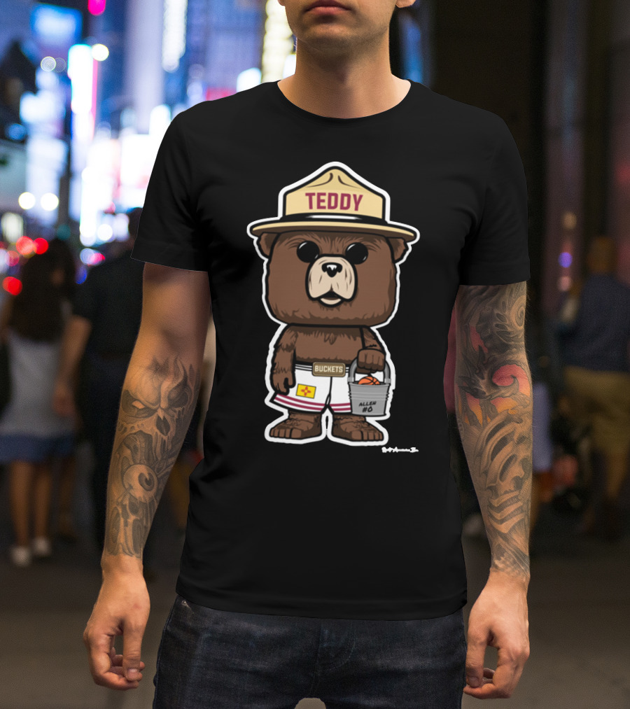 Teddy Buckets Allen #0 Satinytee Clothing Store T-Shirt