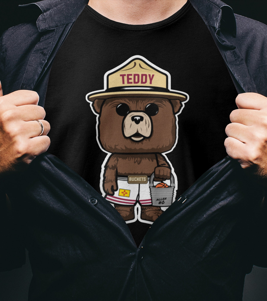 Teddy Buckets Allen #0 Satinytee Clothing Store T-Shirt