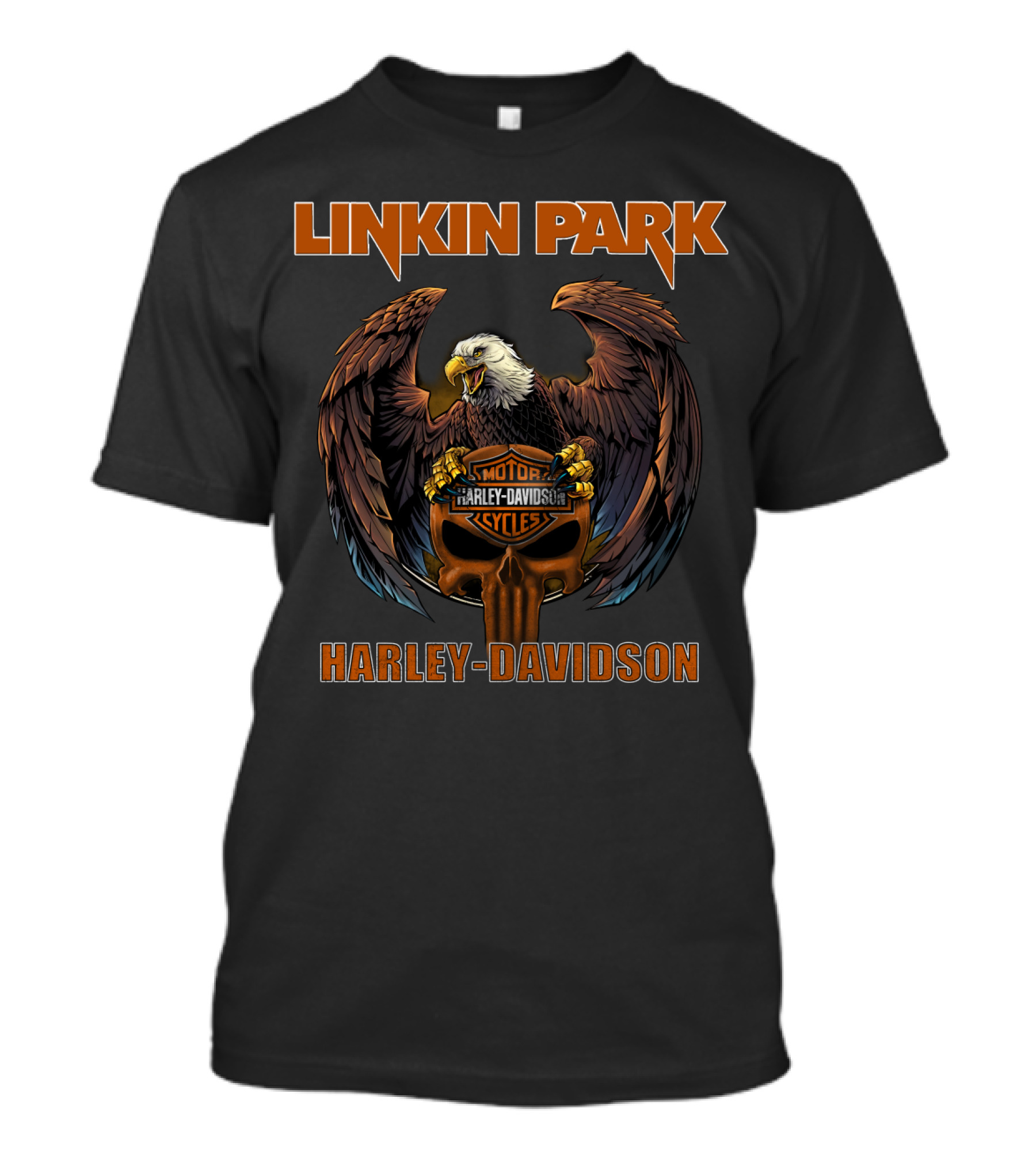 Linkin Park Harley Davidson Motorcycles Eagle T-Shirt