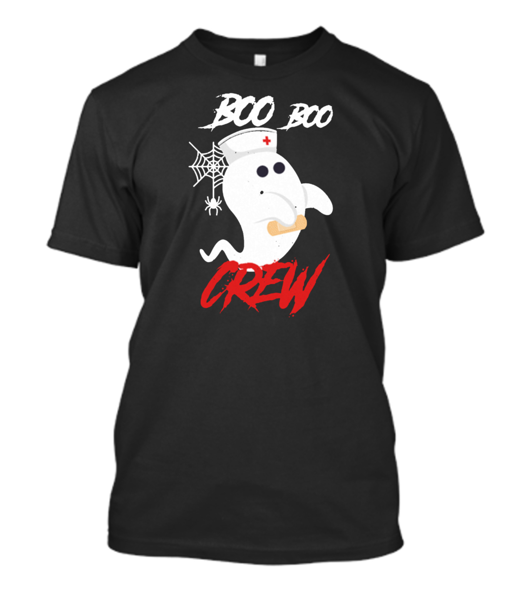 Boo Boo Crew Halloween Nurse Ghost Costume T-Shirt