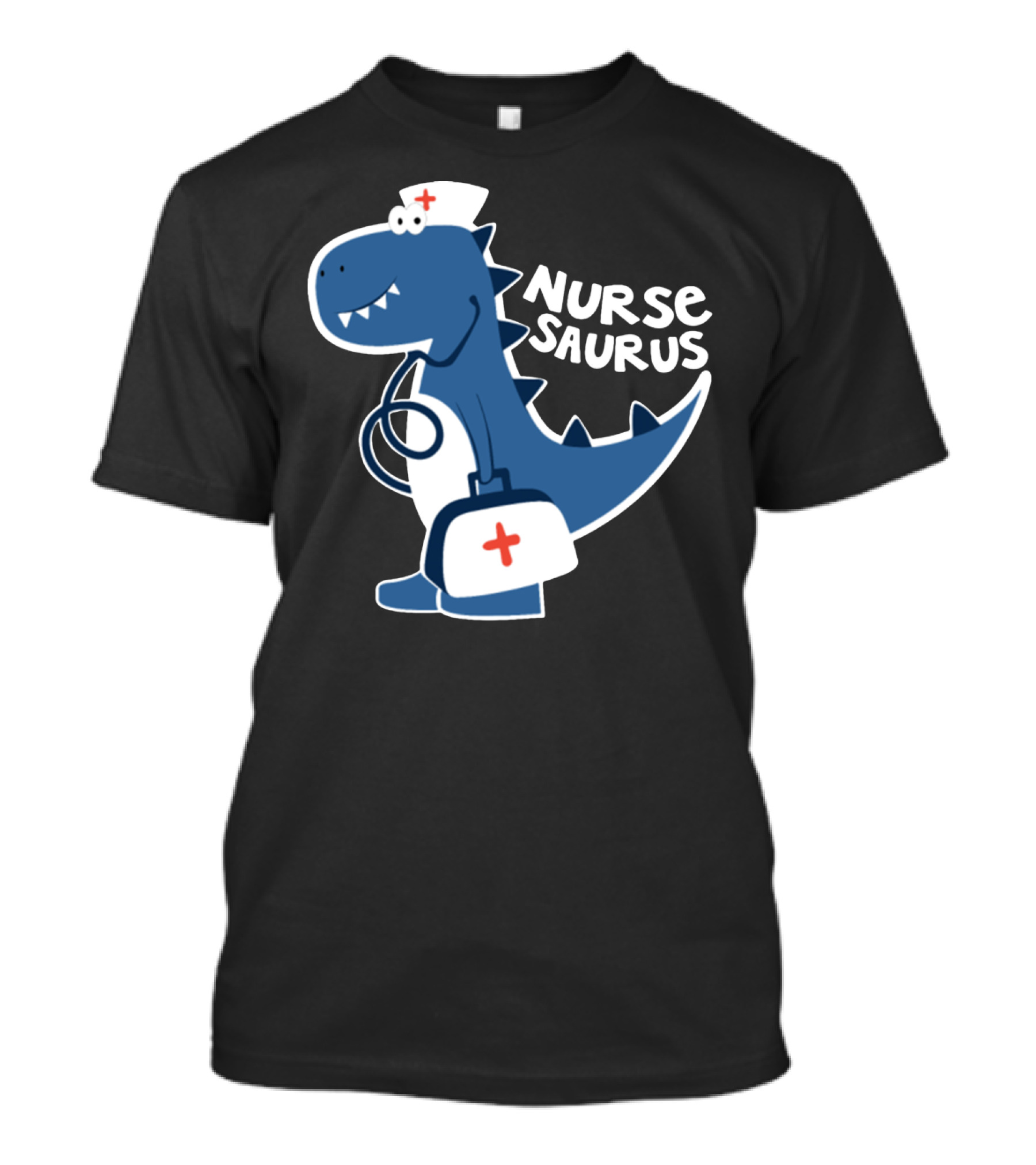 Nurse Saurus With Stethoscope And Medical Bag T-Shirt
