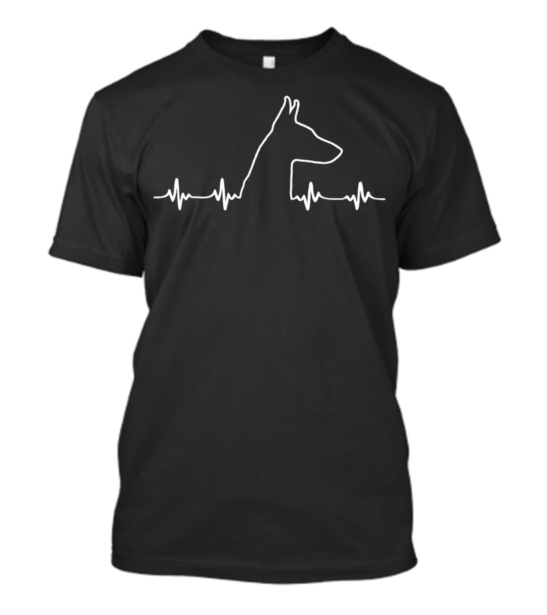 Doberman Pinscher Heartbeat Dobe Lovers T-Shirt