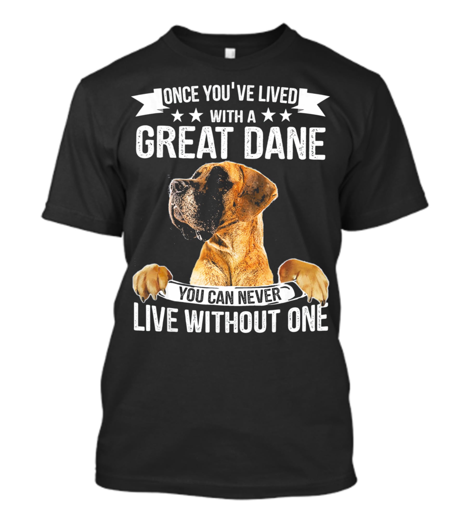 Once You've Lived With A Great Dane You Can Never Live Without One T-Shirt