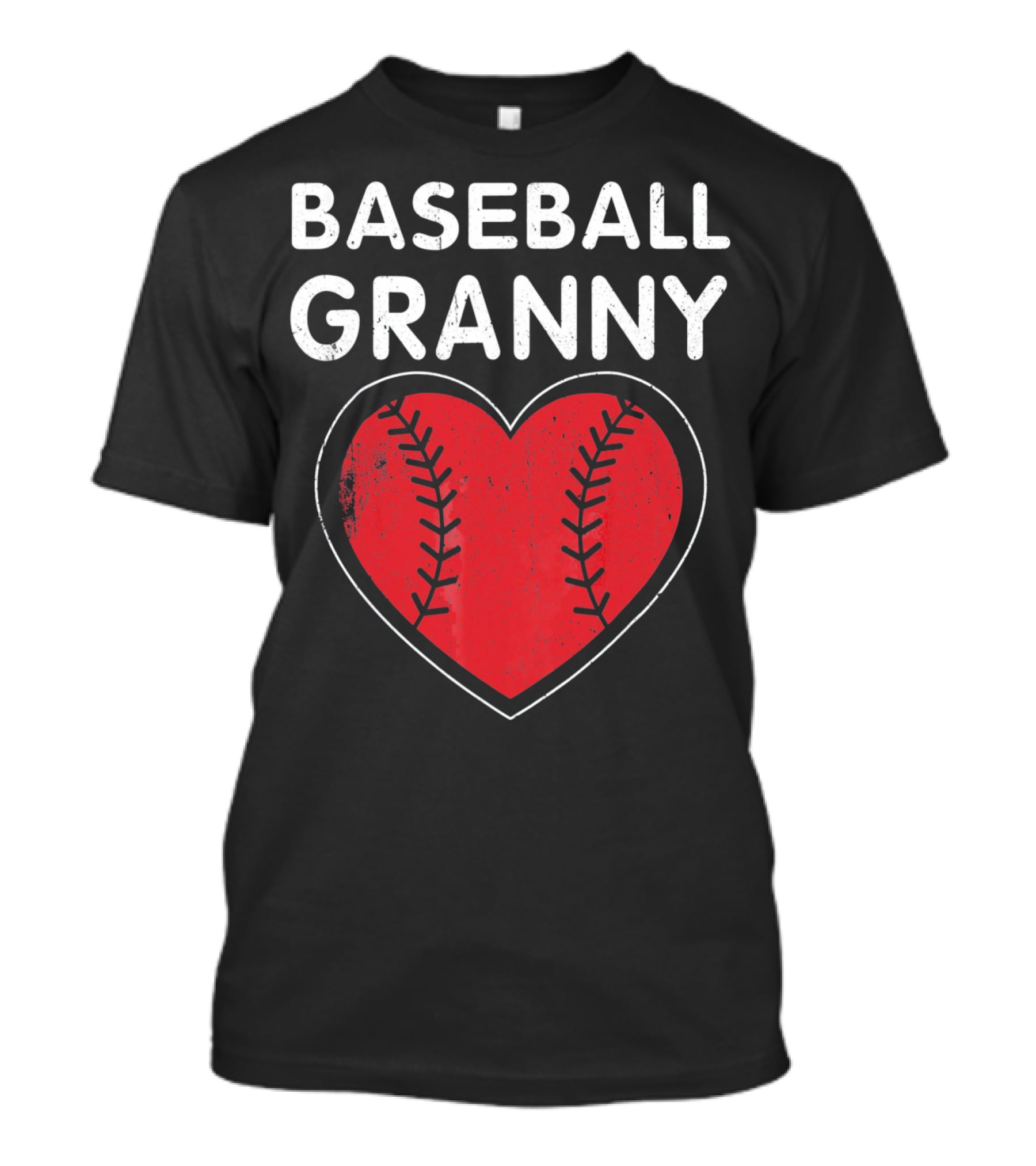 Baseball Granny Heart Birthday Valentine T-Shirt