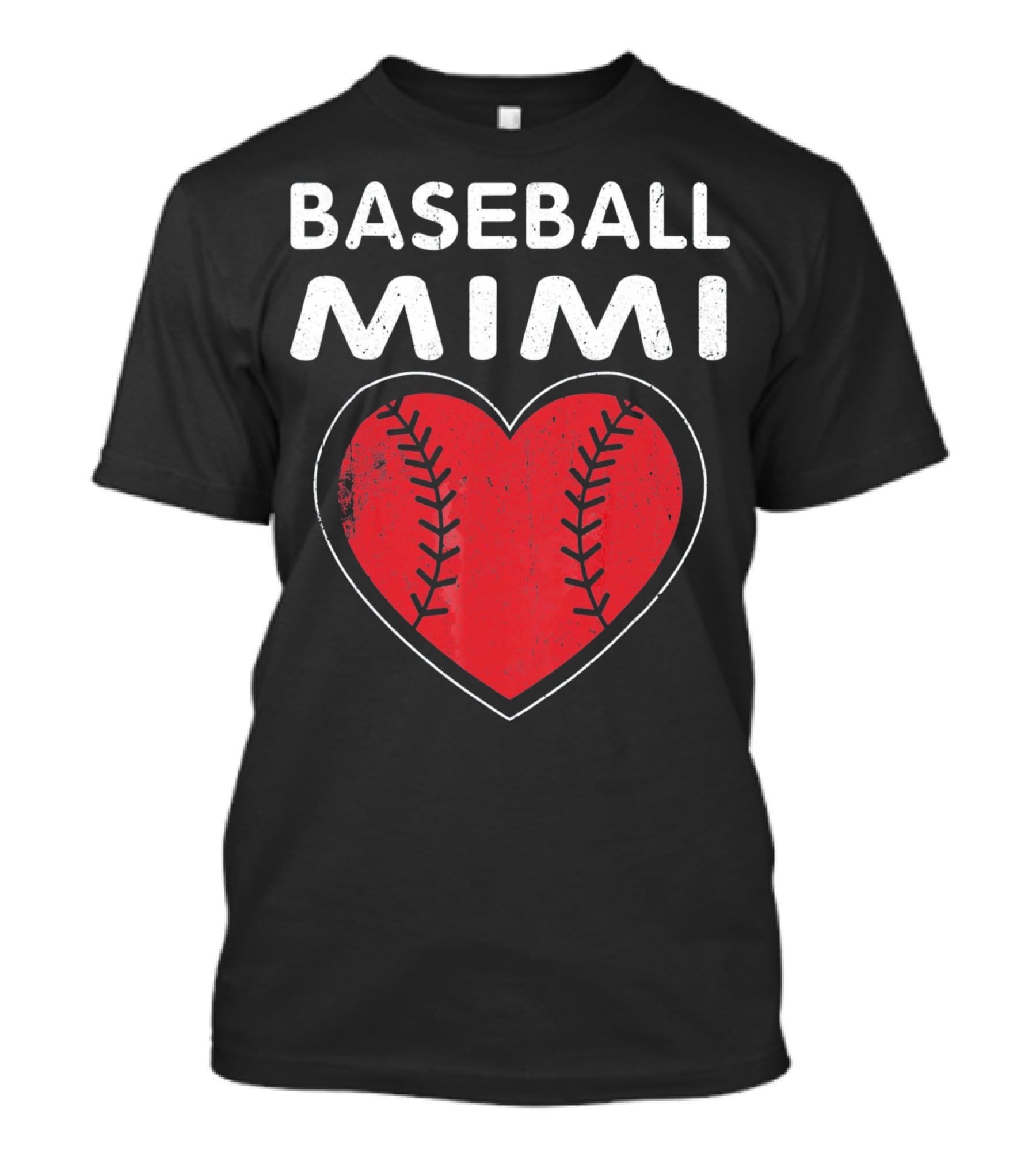 Baseball Mimi Heart Valentine T-Shirt