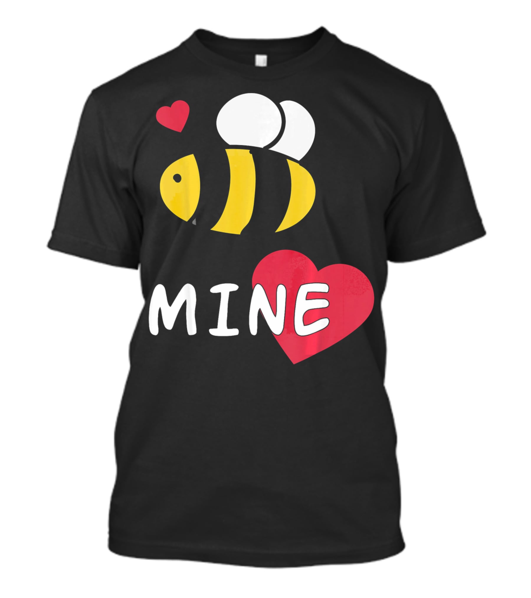 Bee Mine Valentine's Day Puns With Hearts T-Shirt