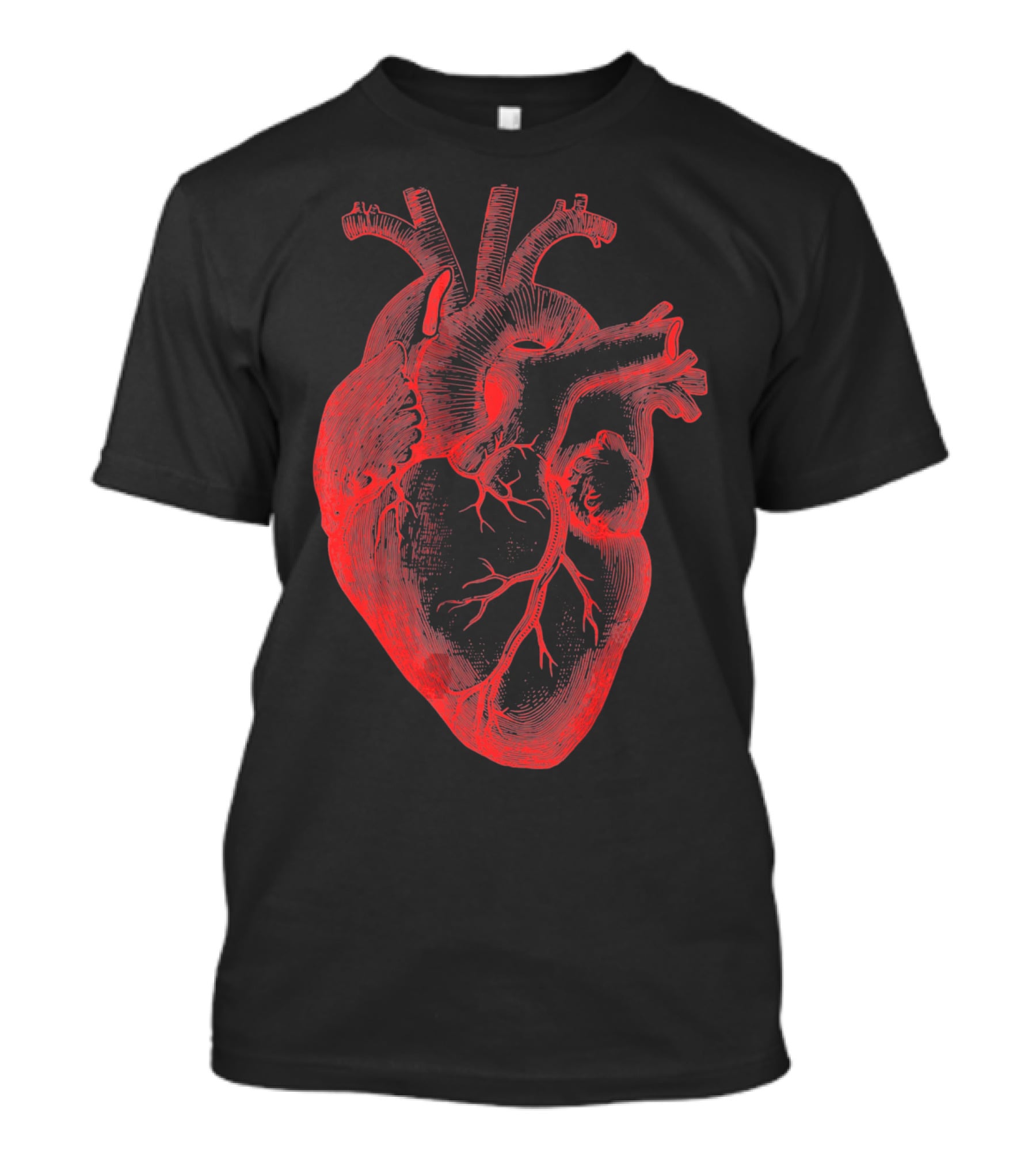 Boy Valentine Cool Men Anatomical Heart T-Shirt