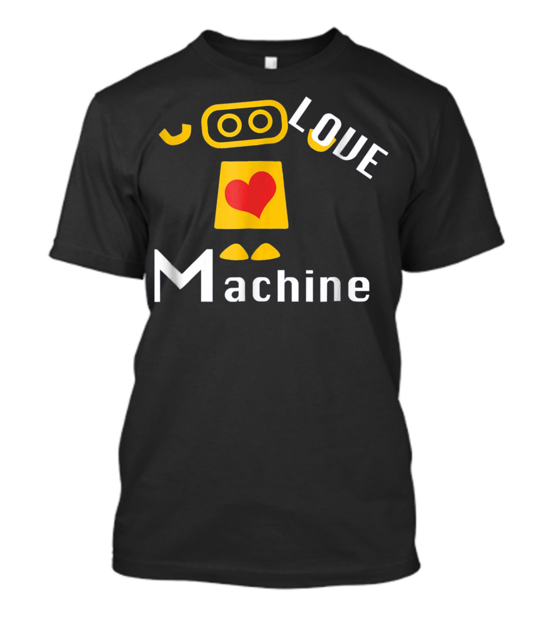 Boys Valentines Day Red Robot Love Machine T-Shirt