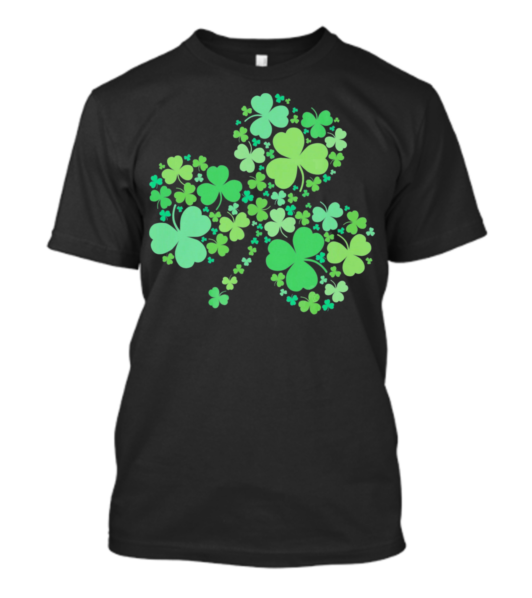Shamrocks Clover Design St. Patricks Day T-Shirt
