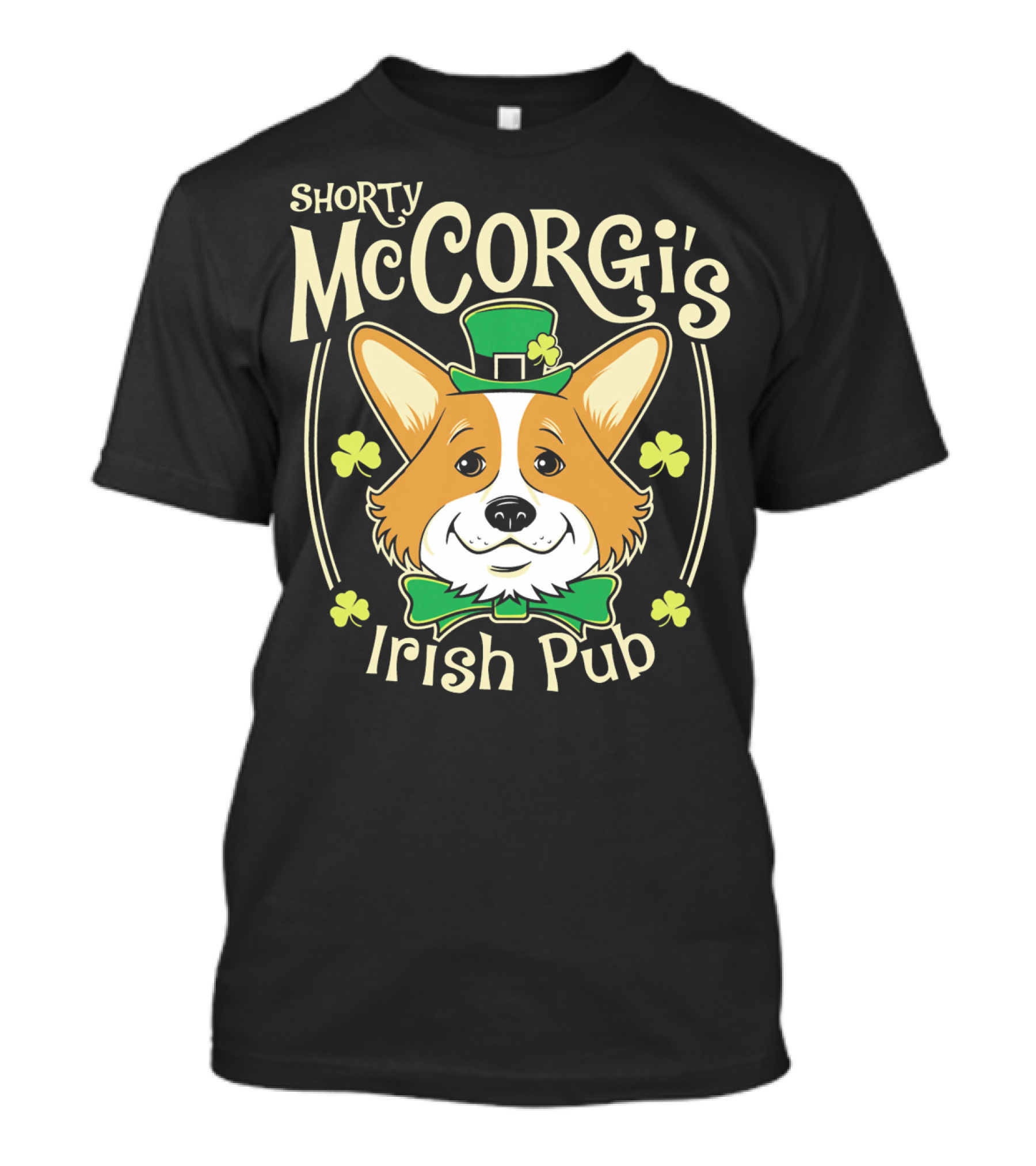 Shorty McCorgi's Irish Pub Corgi Shenanigans T-Shirt