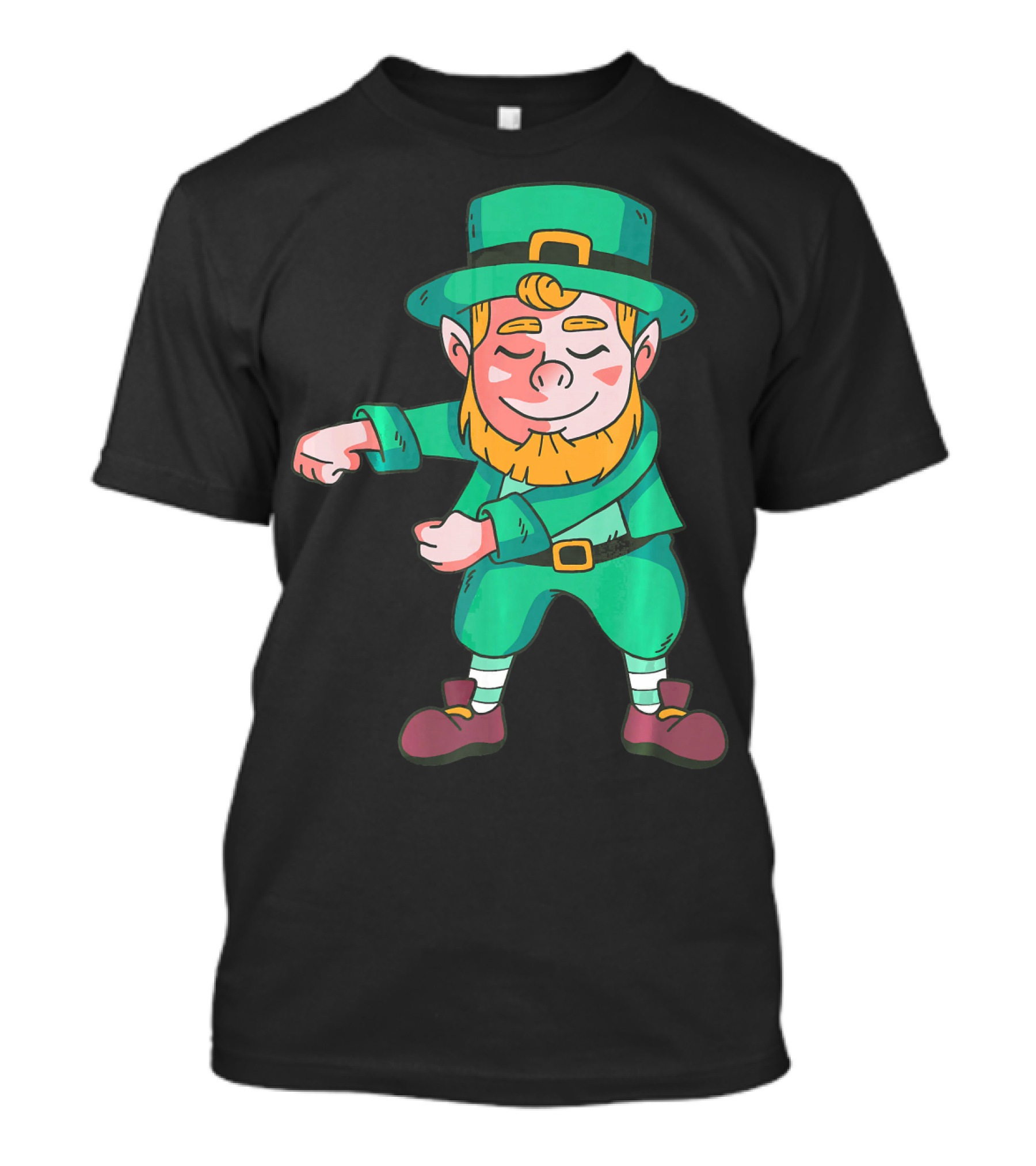 Flossing Leprechaun St. Patrick's Day Celebration Dance T-Shirt