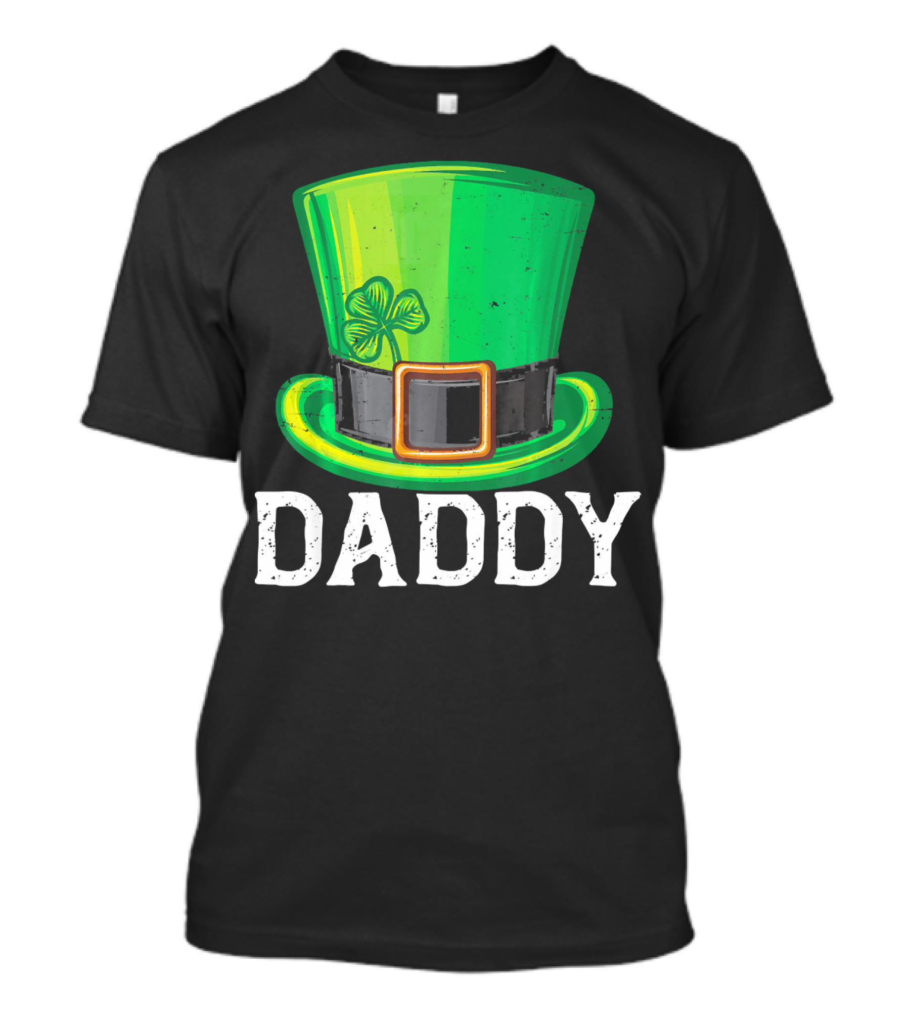 Daddy Leprechaun Hat Shamrock Matching Family T-Shirt