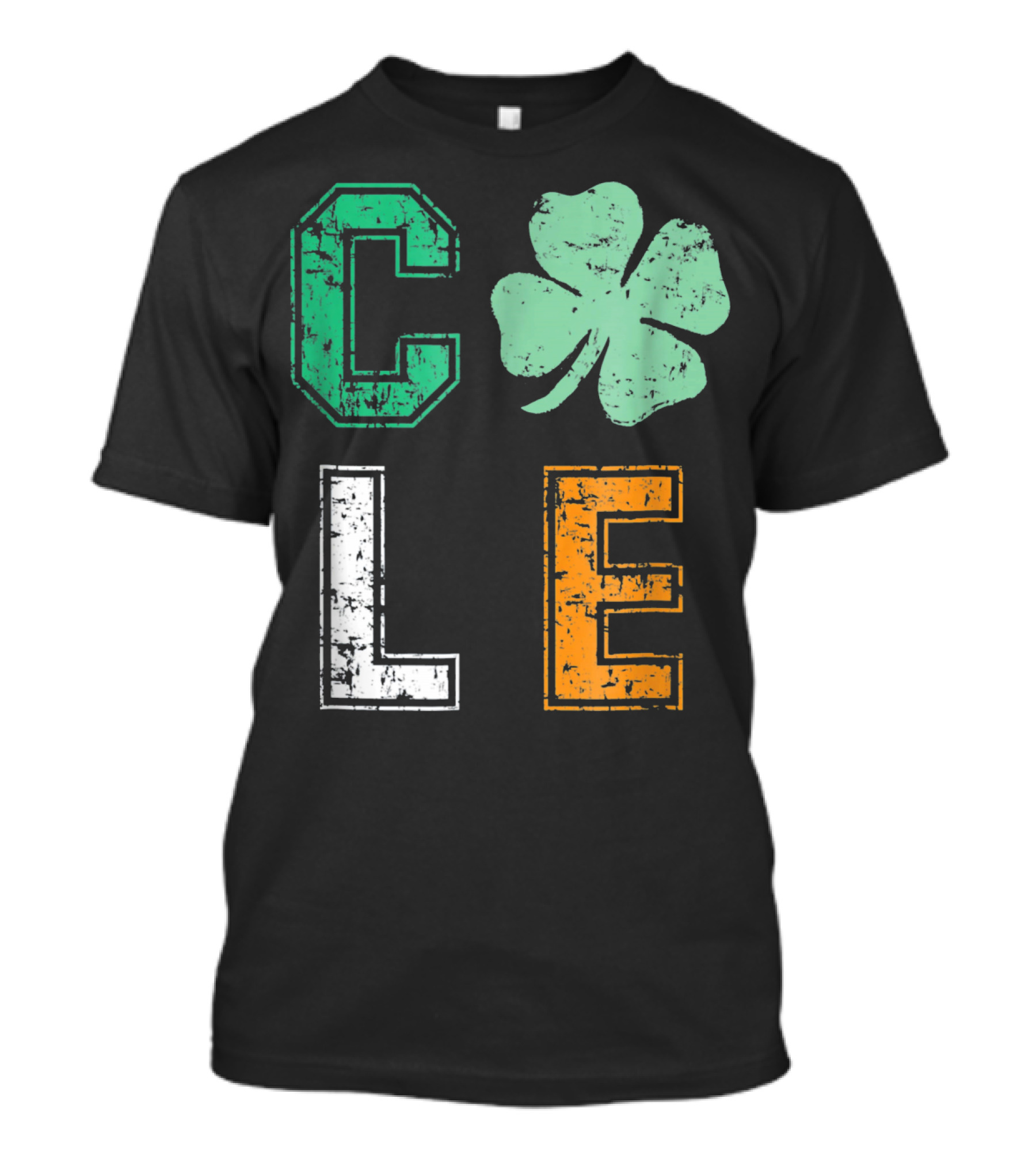 CLE Shamrock Irish Colors St. Patrick's Day T-Shirt