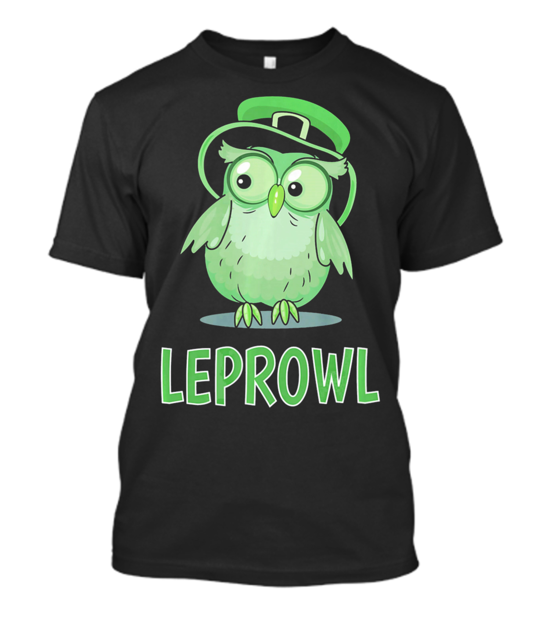 Leprechaun Owl St. Patrick's Day Leprowl T-Shirt