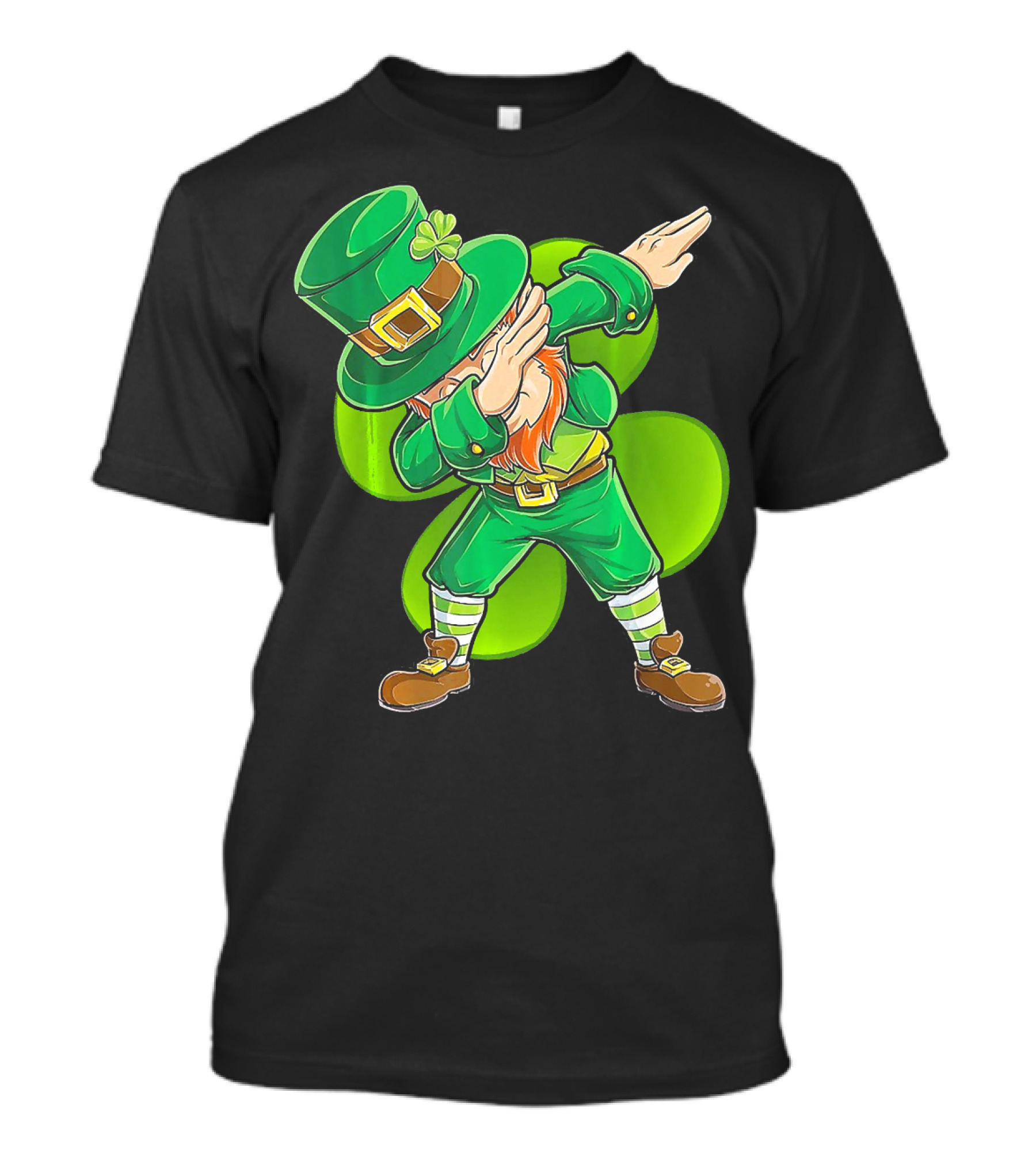 Dabbing Leprechaun Shamrock Dance St. Patrick's Day T-Shirt