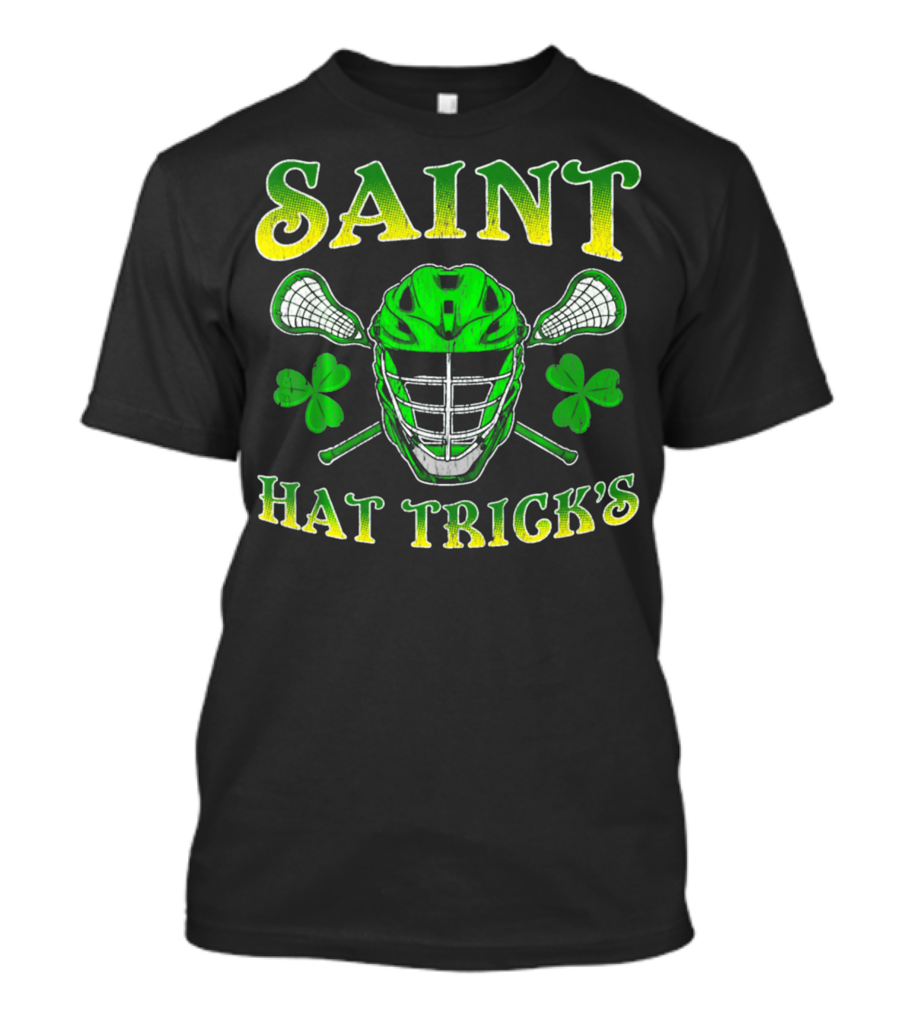 Saint Hat Trick's Funny Lacrosse Irish St Patricks T-Shirt