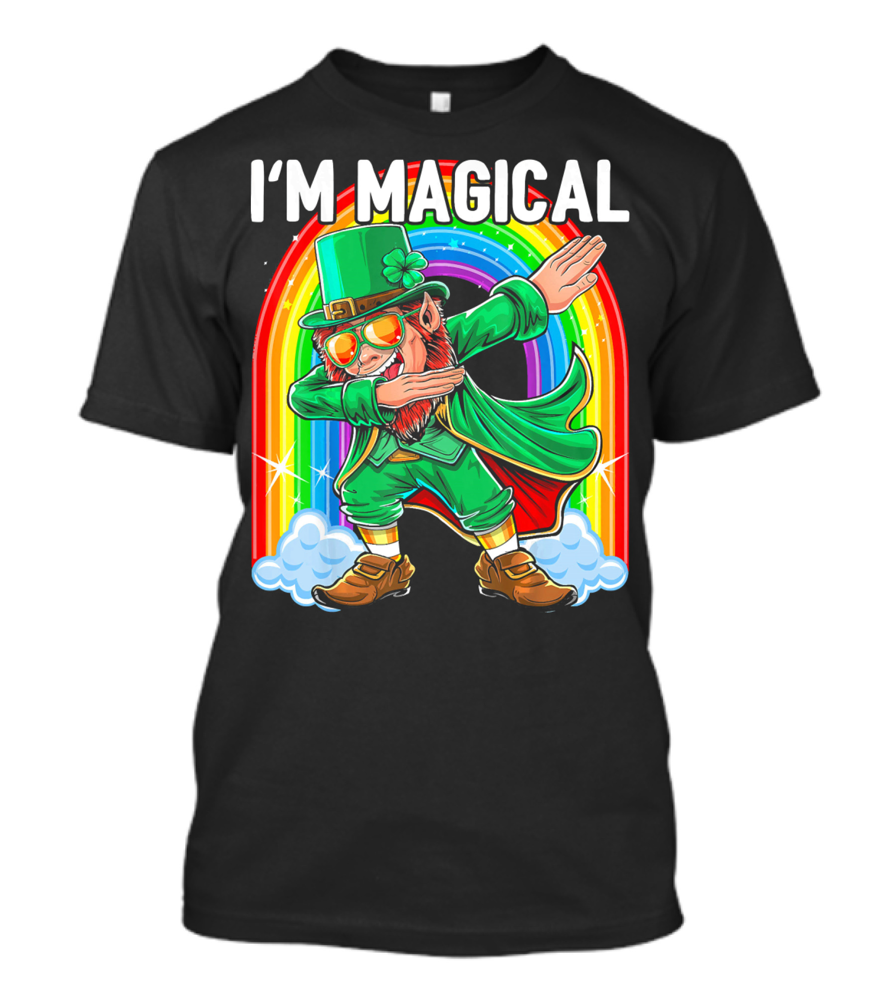 I'm Magical Dabbing Leprechaun Rainbow St. Patrick's Day T-Shirt