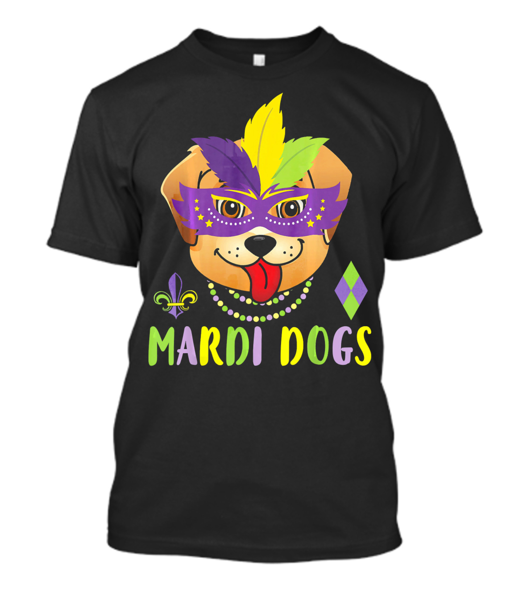 Mardi Dogs Labrador Retriever Gras Costume Dance Be T-Shirt
