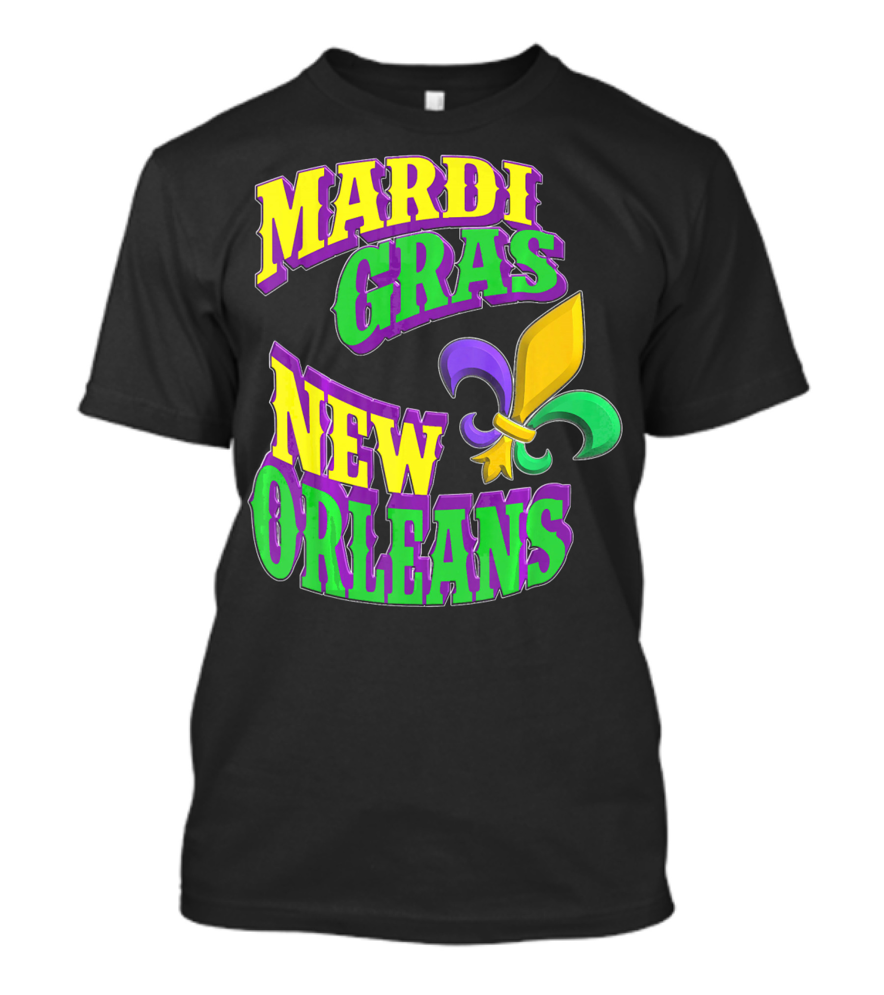 Mardi Gras New Orleans Fleur De Lis T-Shirt