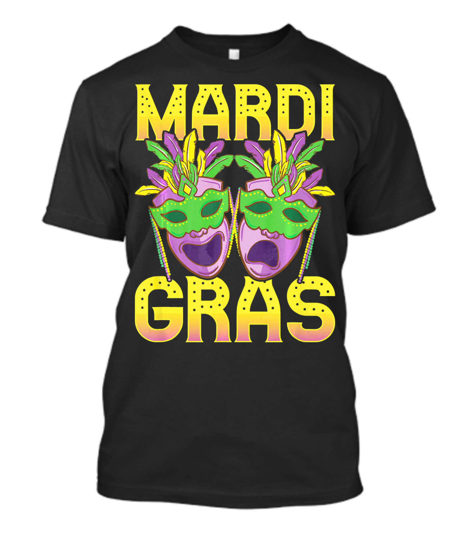 Mardi Gras Masks Party New Orleans T-Shirt