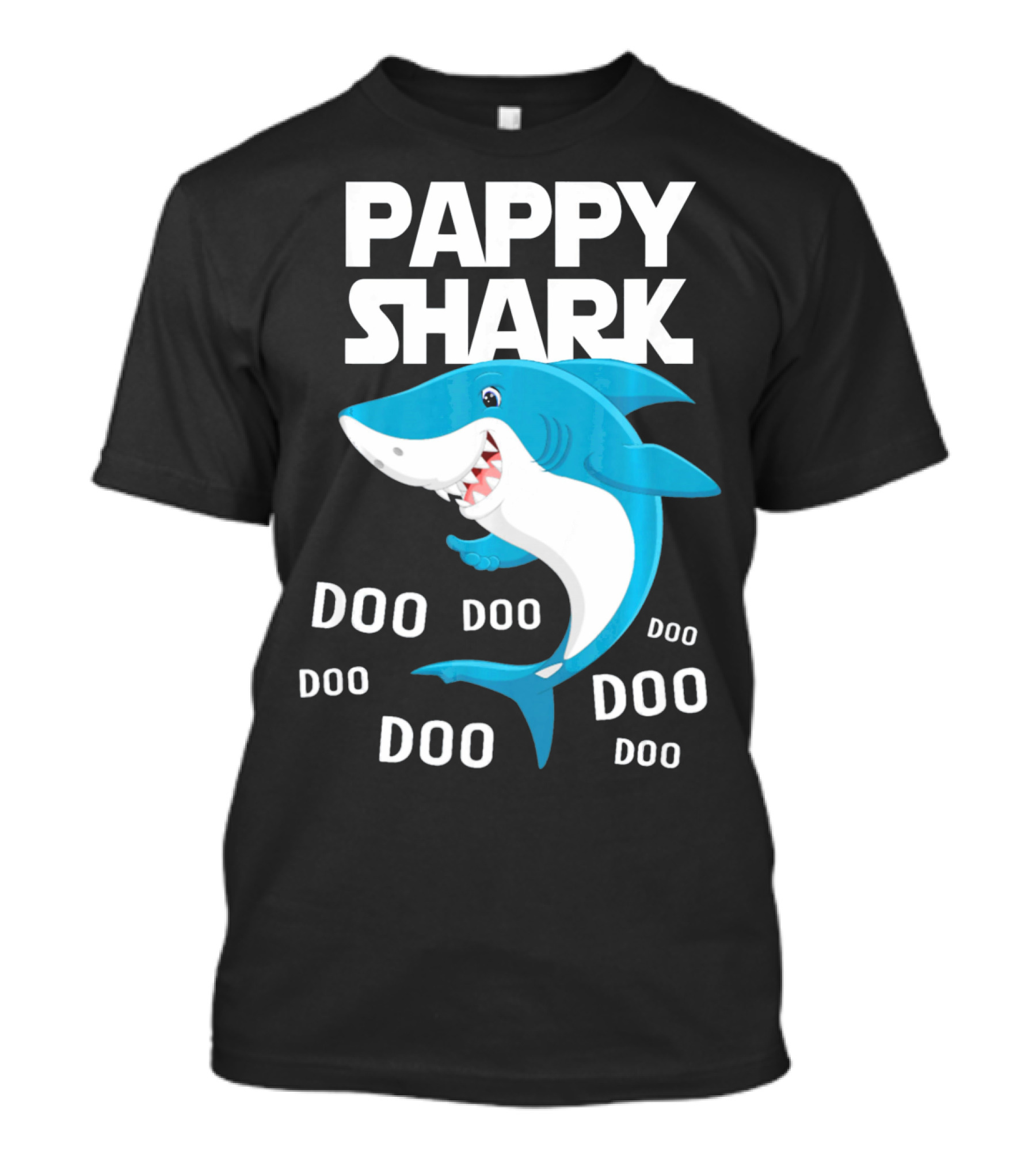 Pappy Shark Doo Doo Doo Grandpa Father's Day T-Shirt