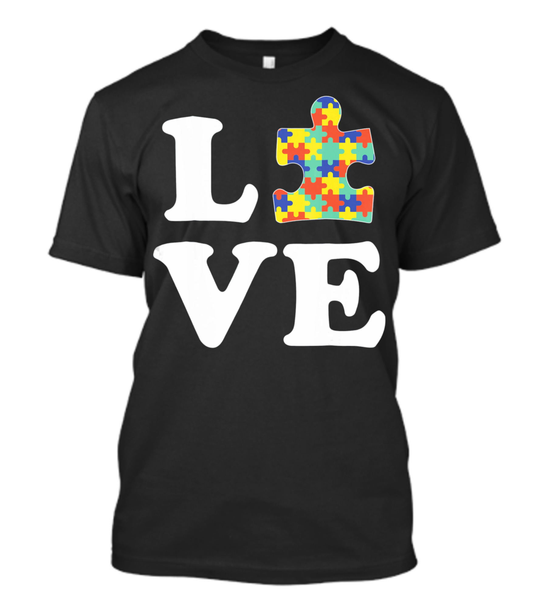 Love Autism Awareness Puzzle T-Shirt